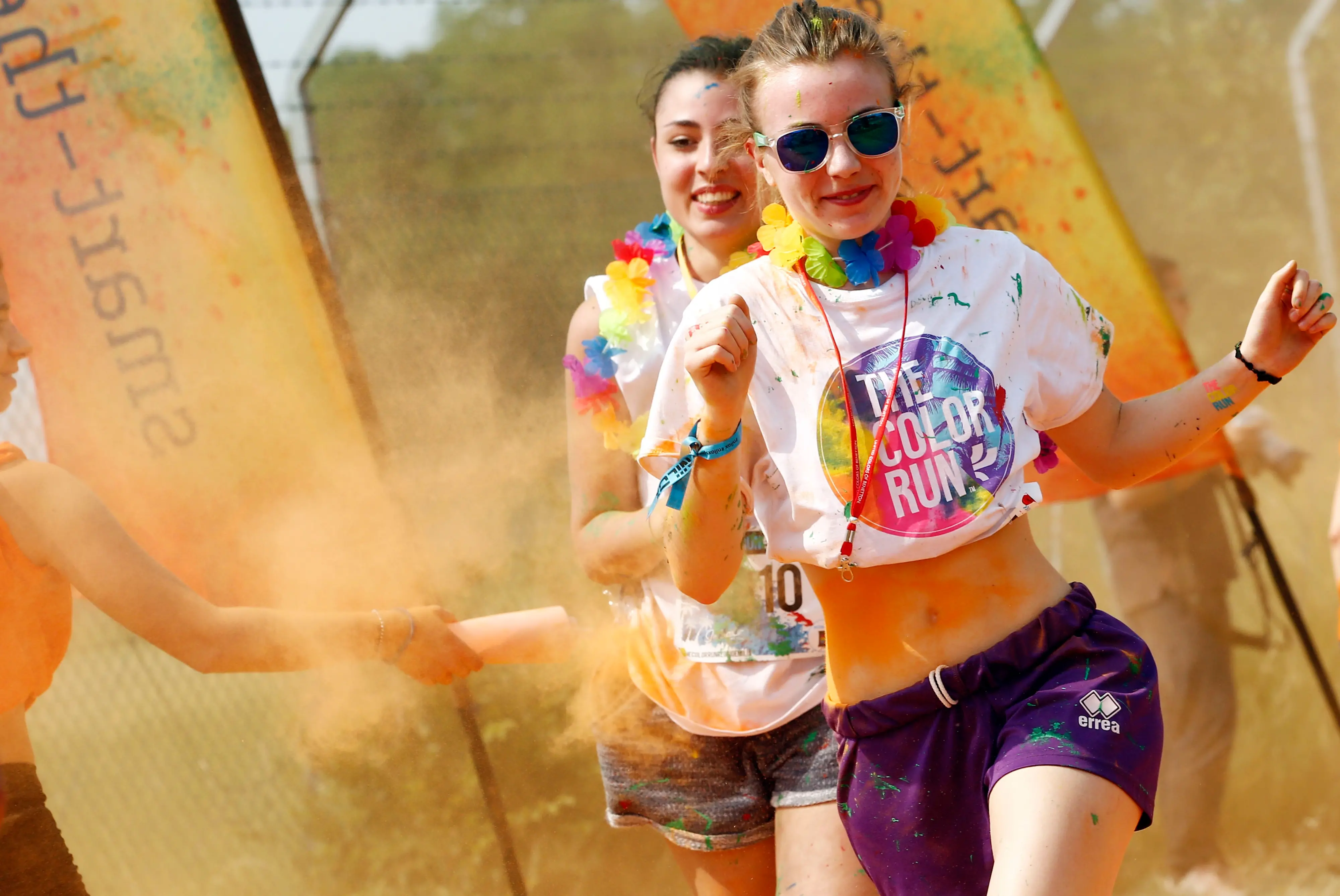 Color Run a Reggio Emilia 28 maggio 2016.ANSA/ELISABETTA BARACCHI