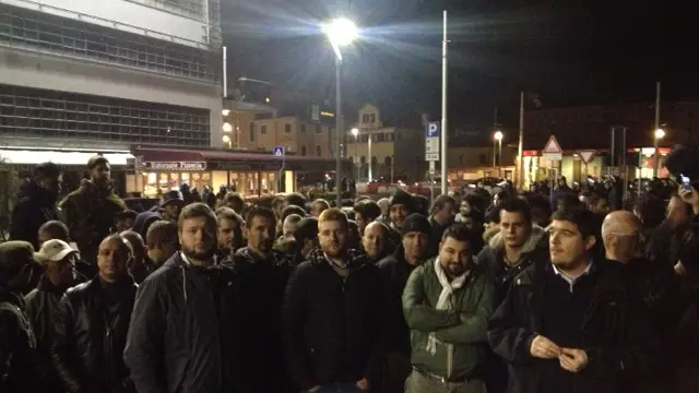 Forza Nuova a piazzale Roma