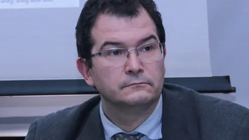 GIORNALISTA: Morsego.AGENZIA FOTO: Candussi.LUOGO: sede Veritas, Mestre.DESCRIZIONE: incontro pubblico per presentare il progetto di messa in sicurezza dell'incrocio tra via Martiri della Libertà e via Porto di Cavergnago - nella foto: Borato Renato