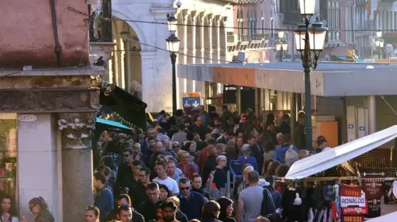 Sempre più turisti a Venezia