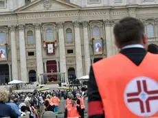 27/04/2014 Citta' del Vaticano. Piazza San Pietro. Canonizzazione dei Beati papa Giovanni XXIII e papa Giovanni Paolo II