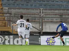 Il gol di Negro che assicura la vittoria al Matera