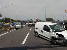 L'incidente in tangenziale di Mestre, con 5 feriti, tra i quali un bambino