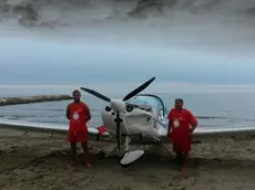 DE POLO - DINO TOMMASELLA - CAORLE - RECUPERO DELL'AEREO CADUTO IN MARE