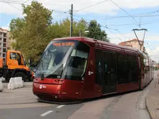 Provo in corso del tram in piazzale Cialdini, Mestre