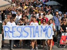 Interpress/Mazzega Venezia, 10.09.2016.-MANIFESTAZIONE "OCIO AE GAMBE CHE GO EL CAREO", ORGANIZZATA DAI RAGAZZI DEL GRUPPO GENERAZIONE '90.