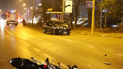 agenzia candussi, giornalista furlan. incidente moto pesco Tessera