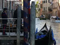 La gondola rubata e recuperata dai carabinieri