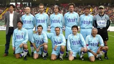 Una foto d’archivio della nazionale cantanti