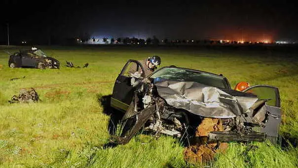 L'incidente in cui ha perso la vita Rizzetto (Foto dei vigili del fuoco)