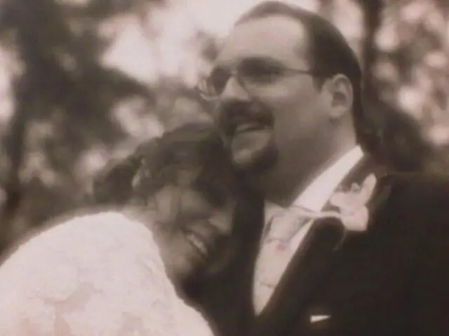 Enrico ed Elisa il giorno del loro matrimonio