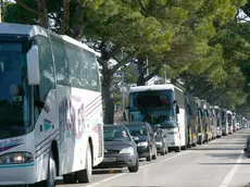 DEPOLO FOTO GAVAGNIN STRADA DA JESOLO A PUNTA SABBIONI E PARK DI FORTUNA PER I BUS -