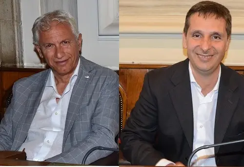 I vicepresidenti del Consiglio comunale Saverio Cenetenaro (Forza Italia) e Giovanni Pelizzato (Lista Casson)