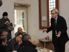 TANTUCCI VENEZIA 25.11.2010.- PALAZZO GRIMANI. CONFERENZA STAMPA DI VITTORIO SGARBI, INTERPRESS TANTUCCI VENEZIA 25.11.2010.- PALAZZO GRIMANI. CONFERENZA STAMPA DI VITTORIO SGARBI, . INTERPRESS