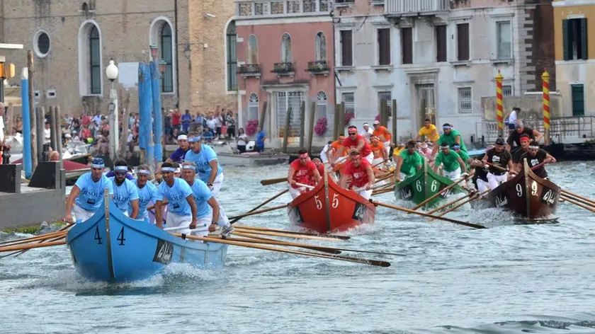 Interpress/Mazzega Venezia, 04.09.2016.- Regata Storica 2016.- Regata Caorline