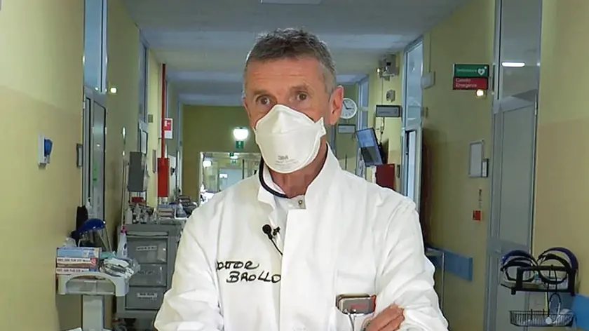 Il dottor Lucio Brollo, 62 anni, primario di medicina a Jesolo
