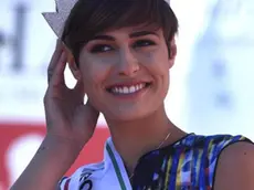 Miss Italia 2015 Alice Sabatini, Jesolo, 21 Settembre 2015. ANSA/RICCARDO DALLE LUCHE