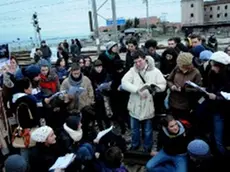 La protesta degli studenti veneziani