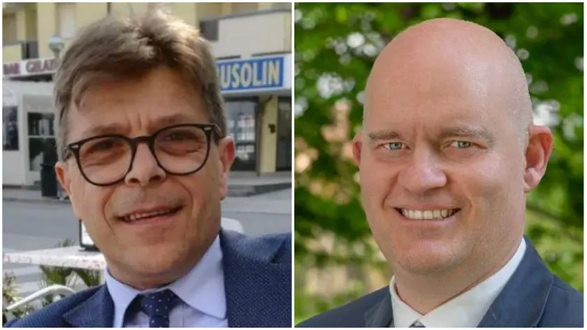 I candidati Andrea De Carlo e Daniele Carotti