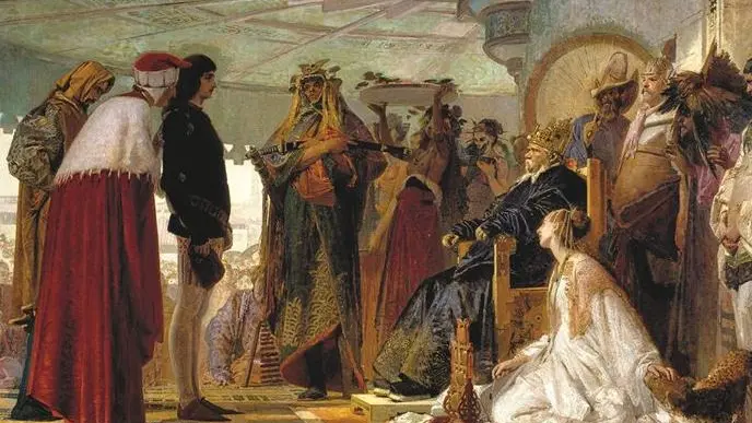 Così Tranquillo da Cremona vede “Marco Polo alla Corte del Gran Khan”