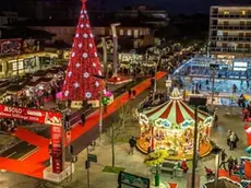 DE POLO - DINO TOMMASELLA - VEDUTA NOTTURNA DELL VILLAGGIO DI NATALE