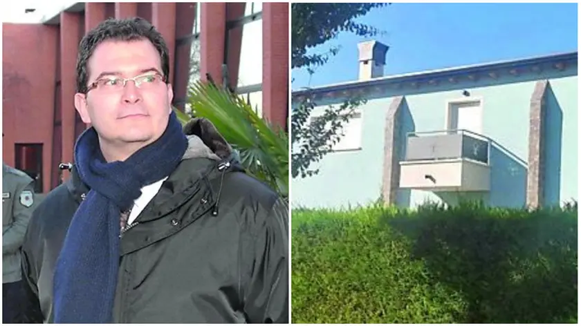 L’ex assessore Renato Boraso e la sua abitazione di Favaro con le tapparelle abbassate: qui sta scontando gli arresti domiciliari