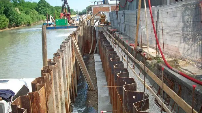 La "muraglia" di porto Marghera