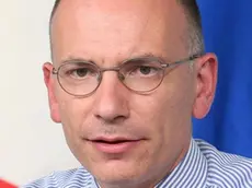 Il presidente del Consiglio Enrico Letta, durante la conferenza stampa al termine del Consiglio dei Ministri sull'Imu, Roma, 28 agosto 2013. ANSA/ALESSANDRO DI MEO