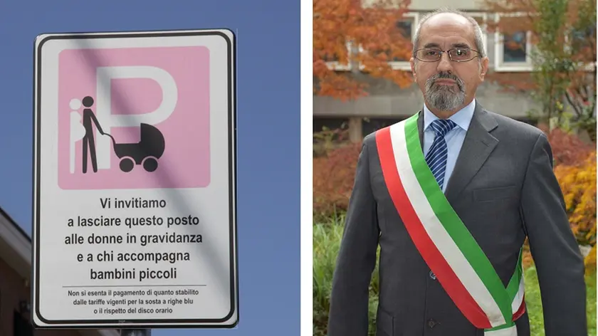 Presentazione del primo parcheggio "rosa" in piazzale Parco Ponci a Mestre