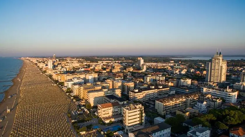 Vista aerea su Jesolo