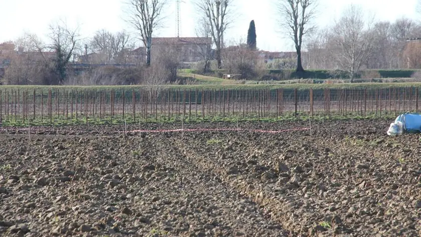 L'area in cui i due amici di Portogruaro stavano provando la carabina sportiva