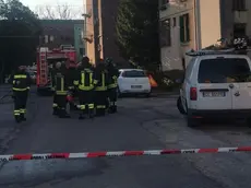 L'incendio nel magazzino a Mestre