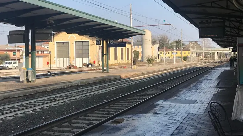 Stazione ferroviaria dei treni di Portogruaro