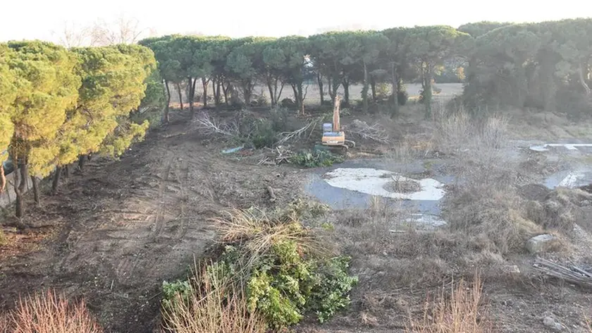 L'area del nuovo centro commerciale a Jesolo