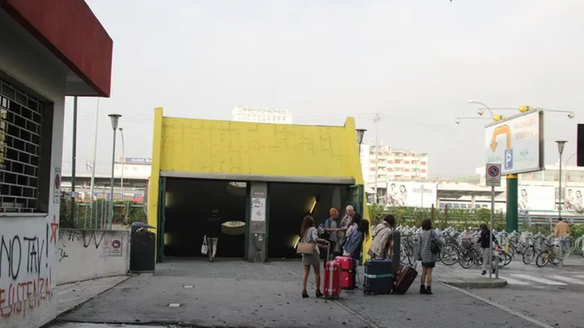 Ingresso alla stazione FS Mestre dalla parte di Marghera in via Ulloa