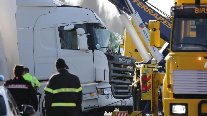 L'incidente sulla Romea a Campagna Lupia (ph Pòrcile)