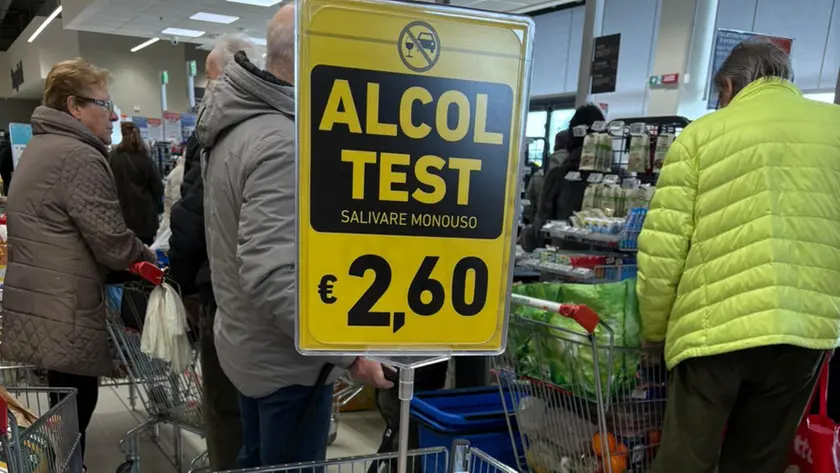 Alcol test fai da te al supermercato