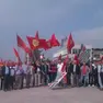 Una manifestazione di protesta dei lavoratori dell’Unitrans di Pianiga