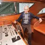 Giacomo Camuffo all’interno di un suo yatch