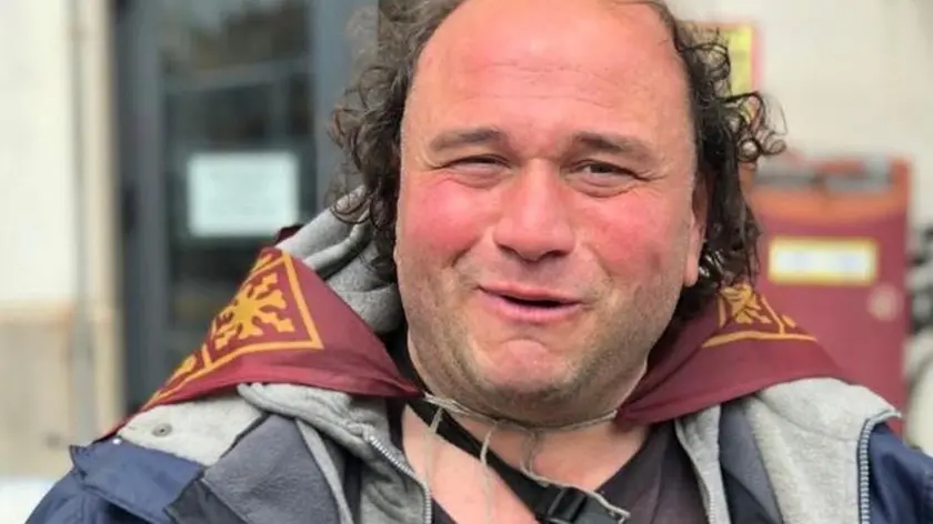 Il clochard Pasquale Aita