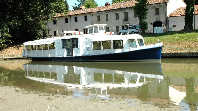 Il Naviglio del Brenta in secca