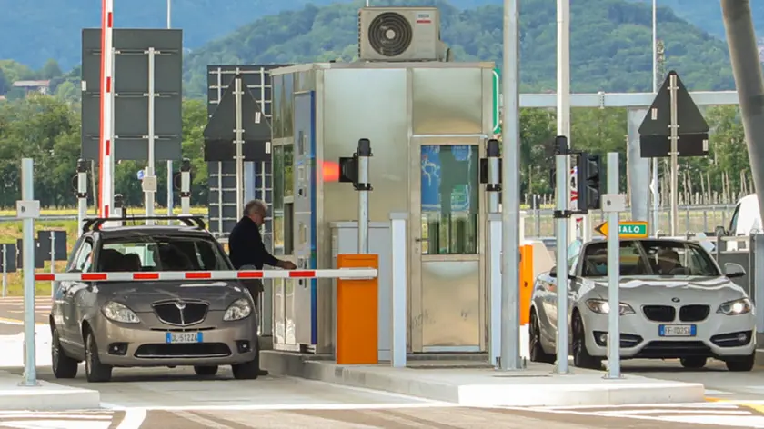 Un casello della Pedemontana veneta