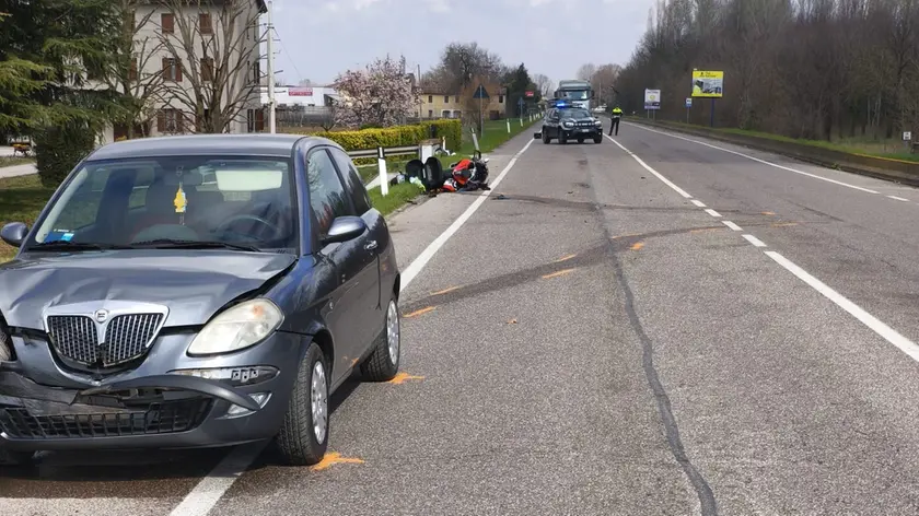 La scena dell'incidente a Rustigné