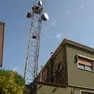 Un’antenna installata nei pressi del parco Piraghetto