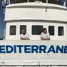 Beppe Caccia e Luca Casarini sulla nave Mediterranea acquistata per salvare vite umane nel Mar Mediterraneo