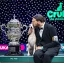 Miuccia e Giovanni Liguori dopo la vittoria al Crufts