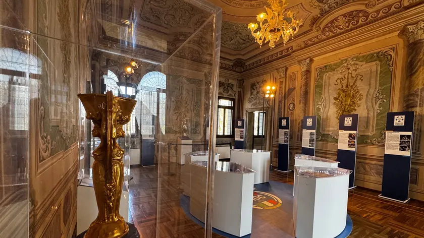 I cimeli della Nazionale in mostra a Mestre (ph Pòrcile)