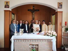 Gli sposi con il sindaco di Jesolo Christofer De Zotti