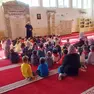 Bambini e maestre della scuola materna di Ponte della Priula in visita al centro culturale islamico Emanet di Susegana