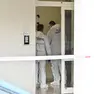 Gli accertamenti della polizia scientifica in via Joppi a Udine, luogo del femminicidio di Samia Kedim. Foto Petrussi